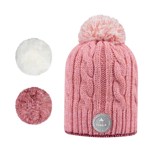 1 bonnet + 3 pompons, Milky Pink Lurex Polaire, Cabaïa Cabaia réinvente les accessoires et vêtements pour les femmes, hommes et enfants : Bonnets, Sacs, Écharpes, Chaussettes, Serviettes de plage